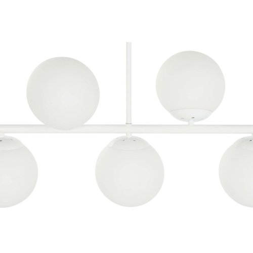 Taklampa DKD Home Decor 98 x 45 x 30 cm Glas Metall Vit 50 W