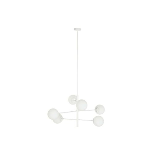 Taklampa DKD Home Decor 96 x 73 x 50 cm Glas Metall Vit 50 W