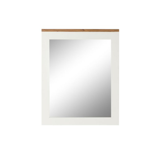 Vggspegel DKD Home Decor Vit Brun Urban 90 x 1,5 x 113 cm