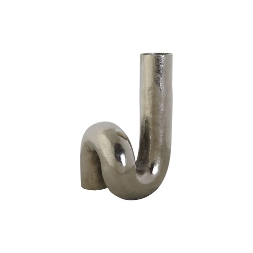 Vas DKD Home Decor Silvrig Aluminium 15 x 15 x 26 cm
