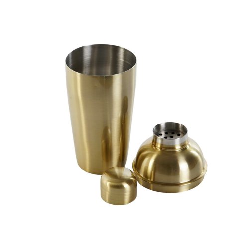 Cocktailset DKD Home Decor Gyllene Rostfritt stl 500 ml 8 x 8 x