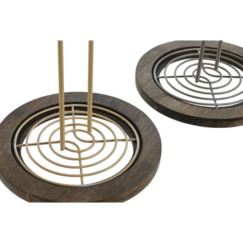 Hushllspappershllare Home ESPRIT Beige Gr Mrkbrun Metall Gum