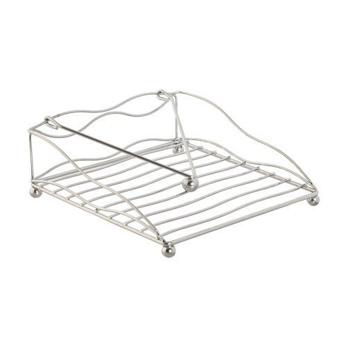 Servetthllare Home ESPRIT Silvrig Metall 19 x 19 x 7 cm