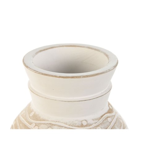 Vas Home ESPRIT Vit Naturell Mangotr Kolonial 15 x 15 x 38 cm