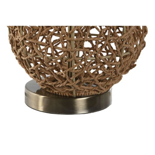 Bordslampa Home ESPRIT Brun Beige Gyllene Naturell 50 W 220 V 33