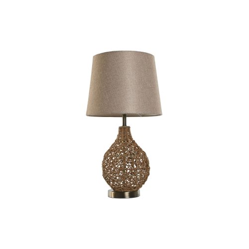 Bordslampa Home ESPRIT Brun Beige Gyllene Naturell 50 W 220 V 33