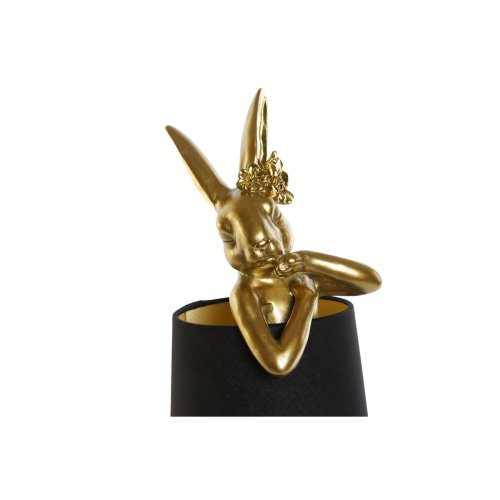 Bordslampa Home ESPRIT Svart Gyllene Harts 40 W 220 V 16 x 16 x