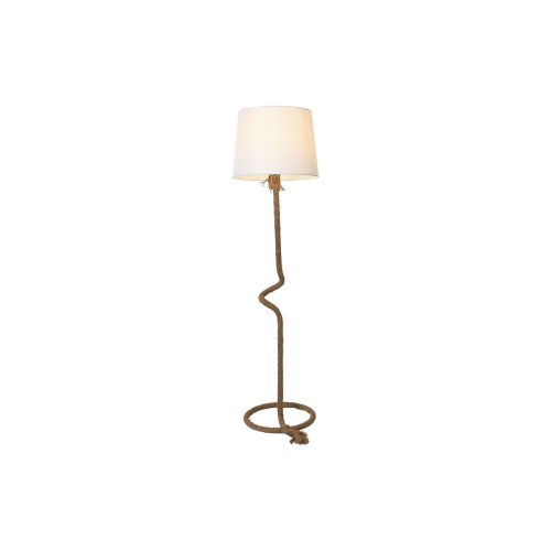Golvlampa Home ESPRIT Vit Brun Snre 50 W 220 V 40 x 40 x 151 cm