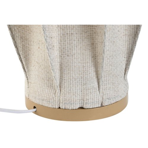 Bordslampa Home ESPRIT Brun linne Metall Snre 25 x 25 x 60 cm