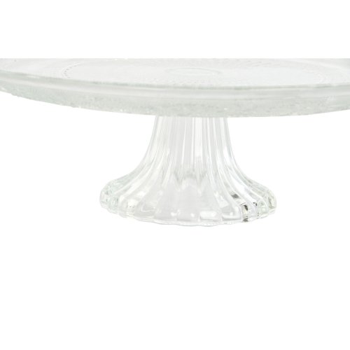 Platt skl Home ESPRIT Transparent Glas 29 x 29 x 9,2 cm