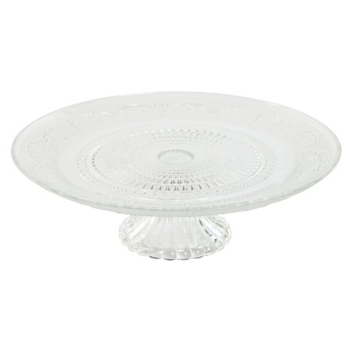 Platt skl Home ESPRIT Transparent Glas 29 x 29 x 9,2 cm