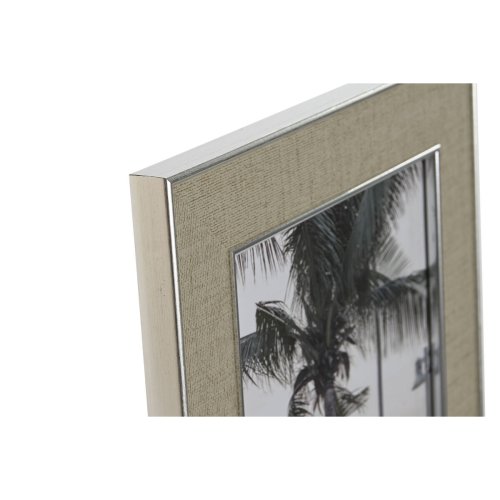 Fotoram Home ESPRIT Silvrig Glas polystyren Romantisk 20,5 x 1,5