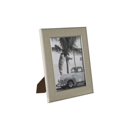 Fotoram Home ESPRIT Silvrig Glas polystyren Romantisk 20,5 x 1,5