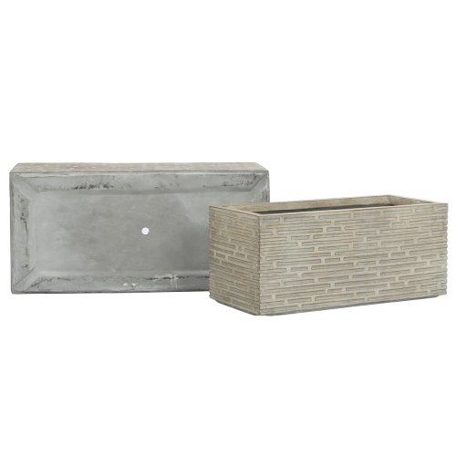 Blomlda Home ESPRIT Beige Glasfiber Magnesium 74,5 x 37,5 x 37,