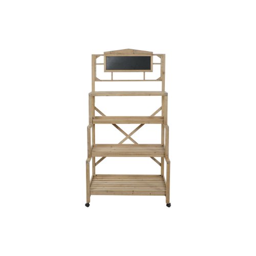 Bokhylla Home ESPRIT Svart Skiffer Grantr 98 x 68 x 192 cm