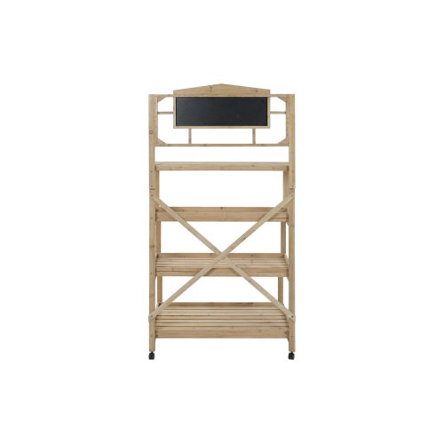 Bokhylla Home ESPRIT Svart Skiffer Grantr 98 x 68 x 192 cm