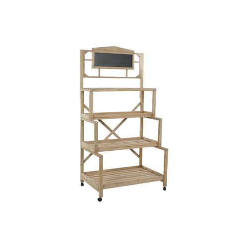 Bokhylla Home ESPRIT Svart Skiffer Grantr 98 x 68 x 192 cm