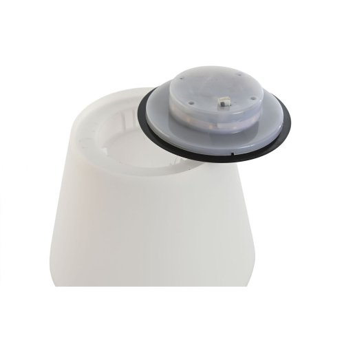 Bordslampa Home ESPRIT Vit Svart PVC Rostfritt stl Aluminium 18