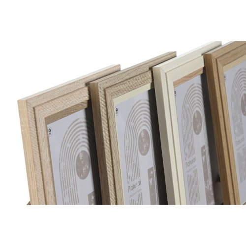 Fotoram Home ESPRIT Glas Tr MDF 18 x 2,8 x 23 cm (4 antal)