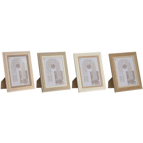 Fotoram Home ESPRIT Glas Tr MDF 18 x 2,8 x 23 cm (4 antal)
