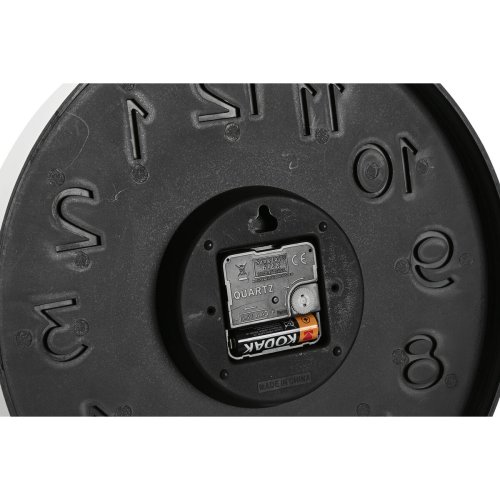 Vggklocka Home ESPRIT Bl Vit Rosa Senap PVC 30 x 4 x 30 cm (3