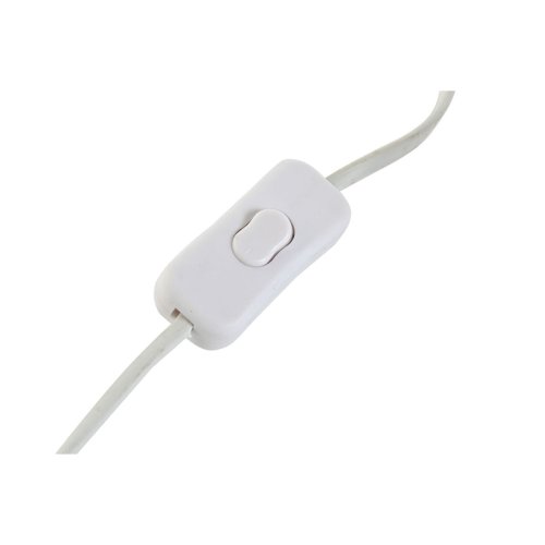 Bordslampa Home ESPRIT Vit Naturell Terrakota n Metall Bambu 50