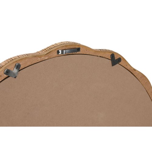 Vggspegel Home ESPRIT Naturell Scandi 80 x 4,5 x 80 cm