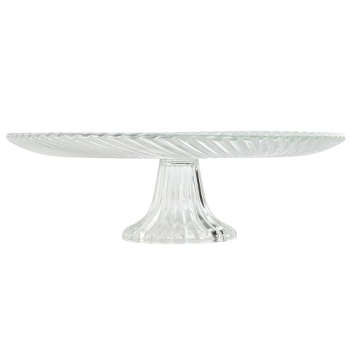 Platt skl Home ESPRIT Transparent Glas 31 x 31 x 9,5 cm