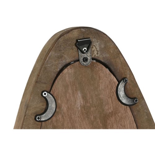 Vggspegel Home ESPRIT Brun Kolonial Bollar 24 x 4 x 35 cm