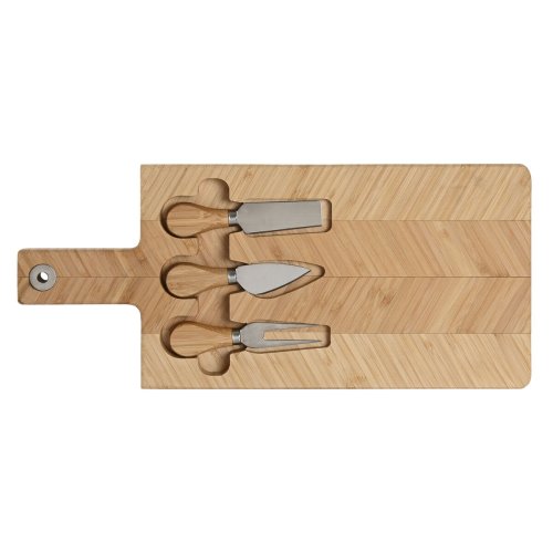 Skrbrda Home ESPRIT Naturell Bambu Rostfritt stl 41 x 18,3 x