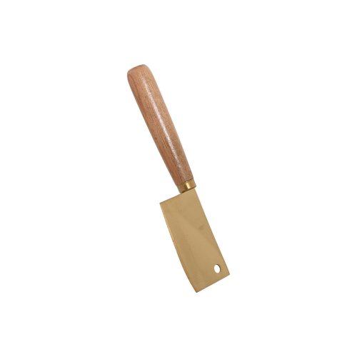 Ostknivar Home ESPRIT Gyllene Naturell Rostfritt stl Akaciatr
