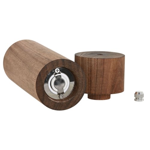 Pepparkvarn Home ESPRIT Naturell Aluminium Akaciatr 6 x 6 x 21,