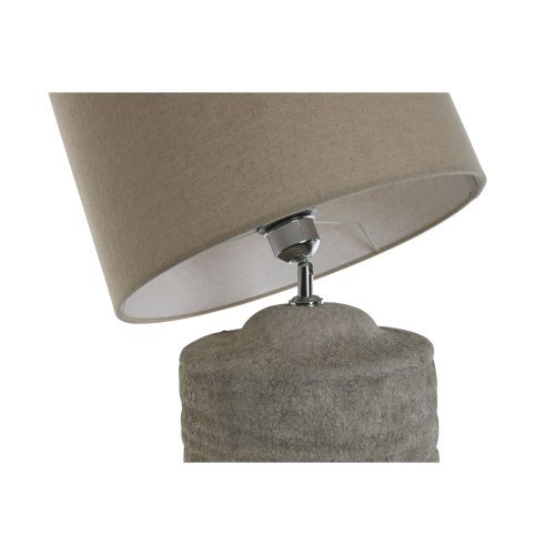 Bordslampa Home ESPRIT Gr Cement 50 W 220 V 24 x 24 x 82 cm