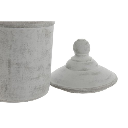 Vas Home ESPRIT Gr Cement Orientalisk 19 x 19 x 31 cm