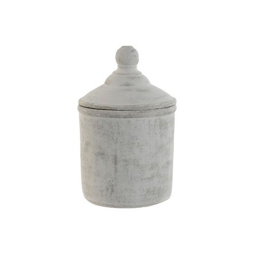 Vas Home ESPRIT Gr Cement Orientalisk 19 x 19 x 31 cm