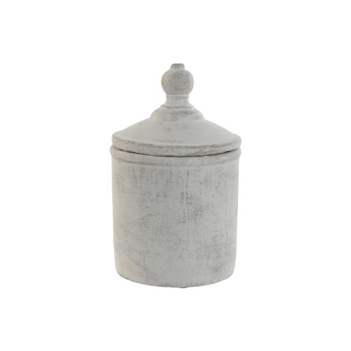 Vas Home ESPRIT Gr Cement Orientalisk 15 x 15 x 25 cm
