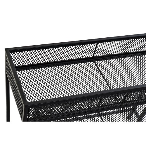 Set med planteringskrl Home ESPRIT Svart Metall 70 x 25 x 60 cm