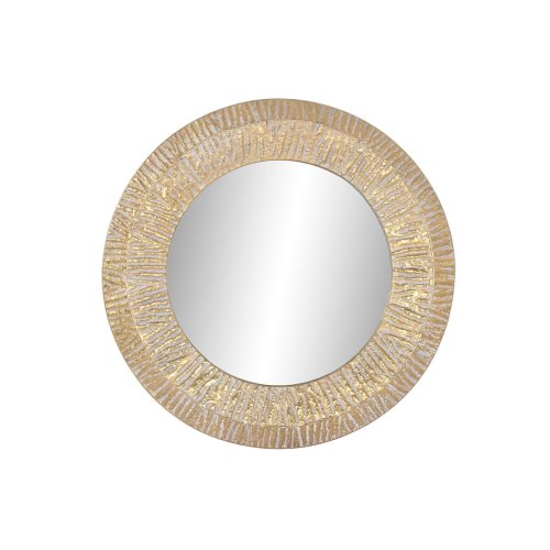 Vggspegel Home ESPRIT Gyllene Modern Avskalad 78 x 4 x 78 cm