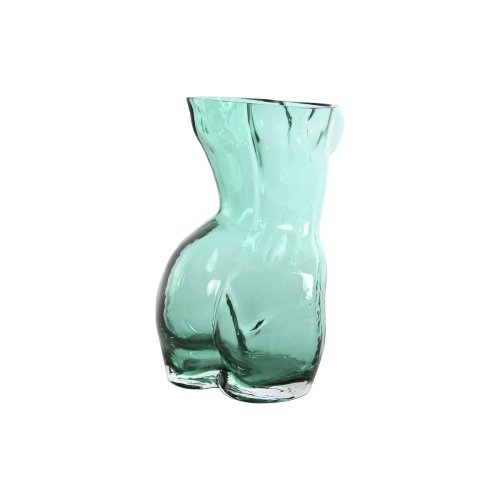 Vas Home ESPRIT Bl Grn Glas 18 x 17 x 28 cm (2 antal)