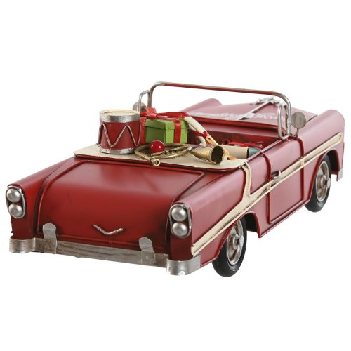 Julgranskula Home ESPRIT Rd Grn 37 x 15,5 x 12 cm (2 antal)