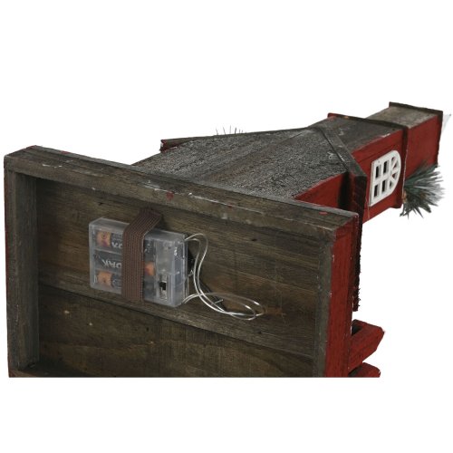 Julgranskula Home ESPRIT Vit Rd 27 x 18 x 56 cm (2 antal)