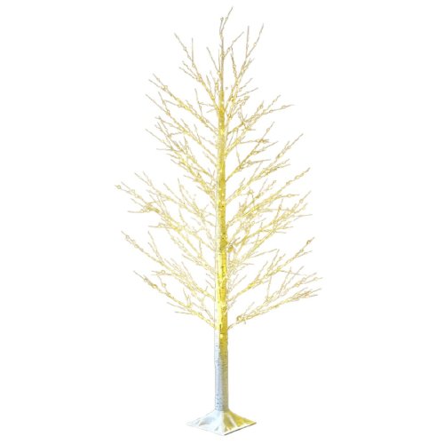Julgran Home ESPRIT Vit Metall 22 x 22 x 180 cm