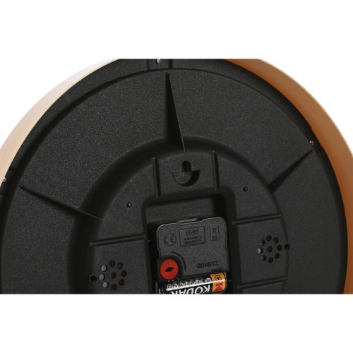 Vggklocka Home ESPRIT Brun Grn Gr polystyren 30 x 4 x 30 cm (