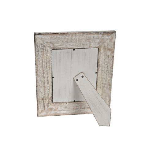 Fotoram Home ESPRIT Vit Naturell Glas Mangotr Indier 26,5 x 2 x