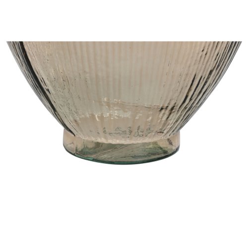 Vas Home ESPRIT Beige-brun (taupe) tervunnet glas 30 x 30 x 59