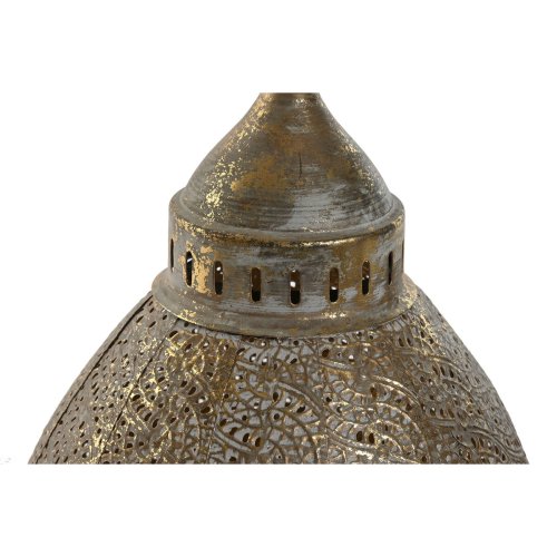 Set med ljusstakar Home ESPRIT Gyllene Metall 23 x 23 x 34 cm
