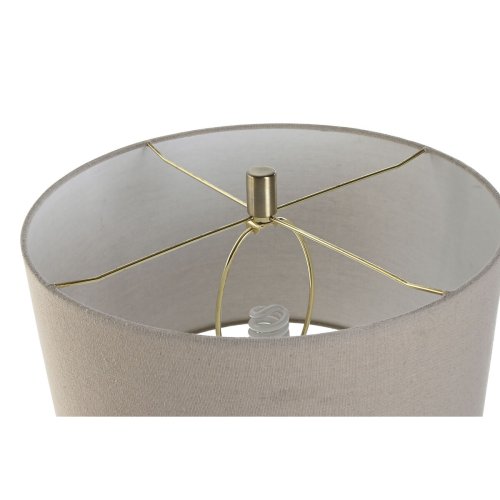 Bordslampa Home ESPRIT Beige Gyllene