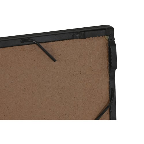 Vggspegel Home ESPRIT Svart 90 x 2 x 90 cm