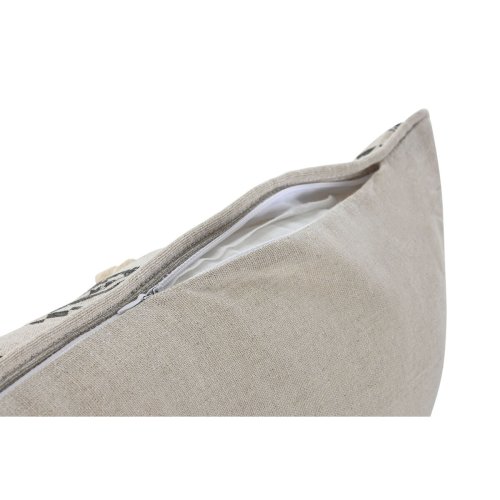 Kudde Home ESPRIT Vit Svart Boho 50 x 8 x 30 cm