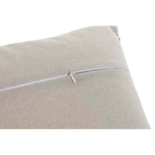 Kudde Home ESPRIT Naturell Tropiskt 45 x 8 x 45 cm